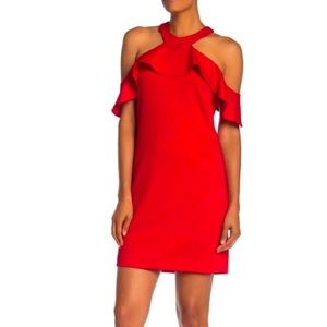 Trina Turk cold shoulder dress